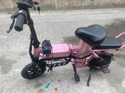 Xe đạp điện màu Hồng hư pin. Mua bán Xe điện tại Quận Bình Tân Tp Hồ Chí Minh được đăng bởi thọ lợi