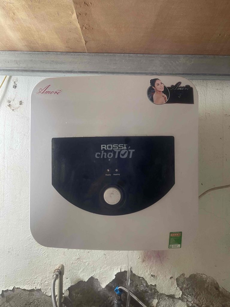 Bình nóng lạnh Rossi 15L Trắng. Mua bán Thiết bị vệ sinh, nhà tắm tại Quận Hoàng Mai Hà Nội được đăng bởi Anh Tâm hình 1