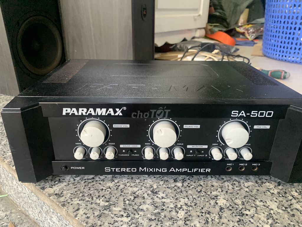Amply Karaoke Paramax SA - 500 ngoại hình còn đẹp. Mua bán Tivi, Âm thanh tại Thành phố Thủ Đức Tp Hồ Chí Minh được đăng bởi KennyK hình 1