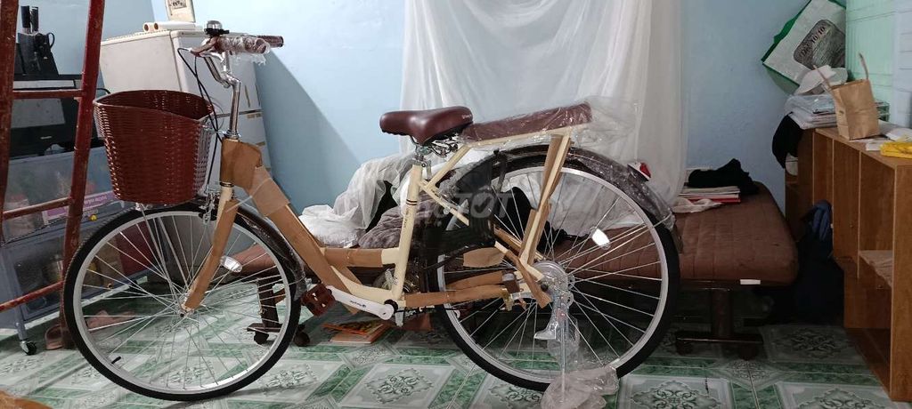 Xe đạp Thống Nhất màu nâu kem, hàng mới. Mua bán Xe đạp tại Quận Hoàn Kiếm Hà Nội được đăng bởi Nguyendinhhoan hình 2