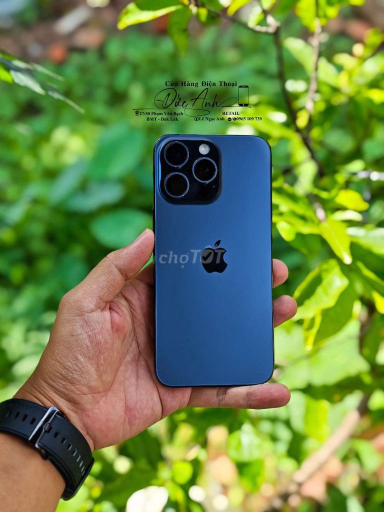 Apple iPhone 15 Pro Max 256GB Titan Xanh 85%. Mua bán Điện thoại tại Thành phố Buôn Ma Thuột Đắk Lắk được đăng bởi Đức Anh Retail hình 1