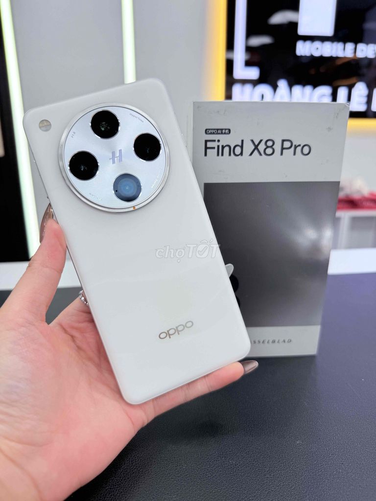 OPPO FIND X8 PRO-BẢN 16/512G-MÀU WHITE-FULLBOX. Mua bán Điện thoại tại Thành phố Biên Hòa Đồng Nai được đăng bởi Mobile Di Động Biên Hoà hình 1