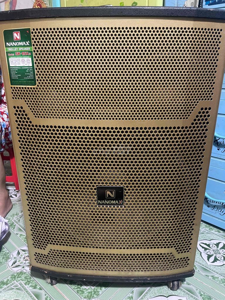 Loa kéo Nanomax SK-15X3 Vàng đồng. Mua bán Tivi, Âm thanh tại Thành phố Thuận An Bình Dương được đăng bởi Quân hình 1