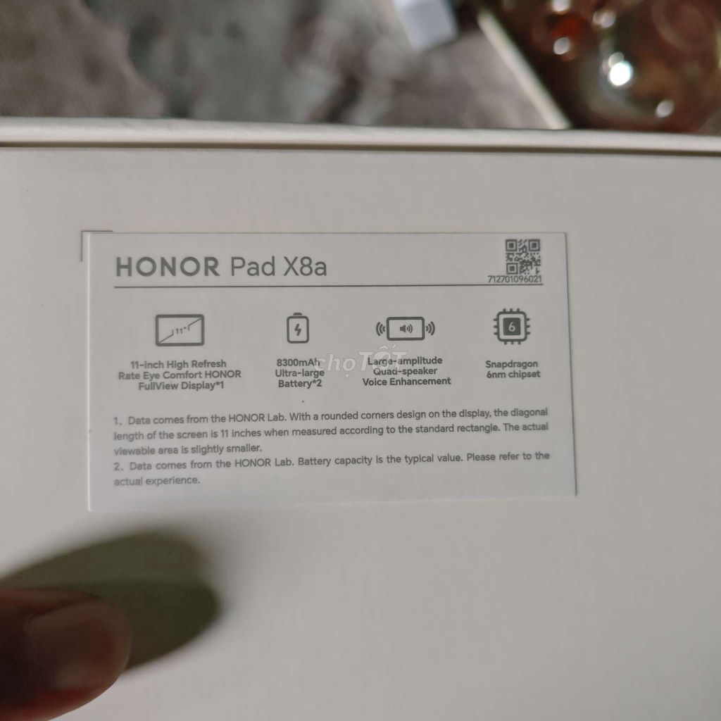 Mtb Huawei Honor x8a mới chưa dùng