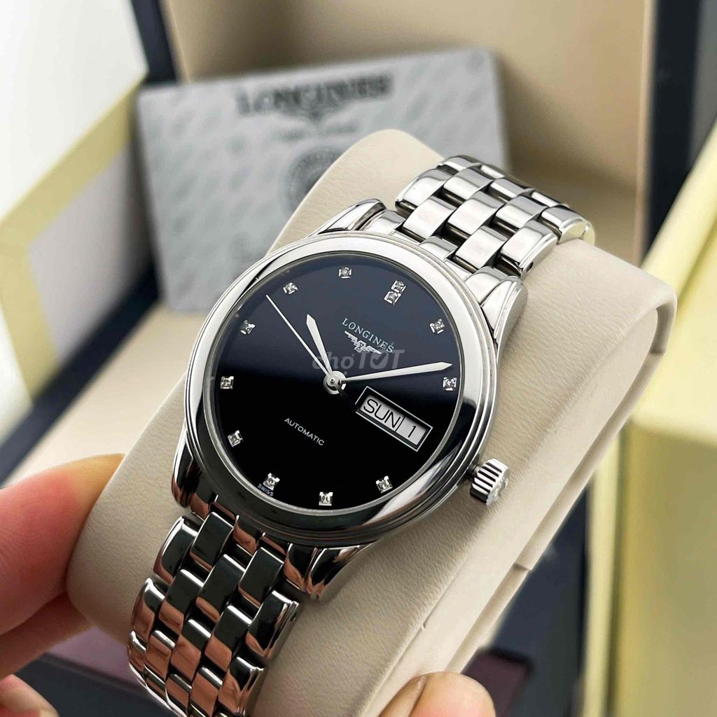 Longines Flagship L4.799.4.57.6 Kim cương đen cực