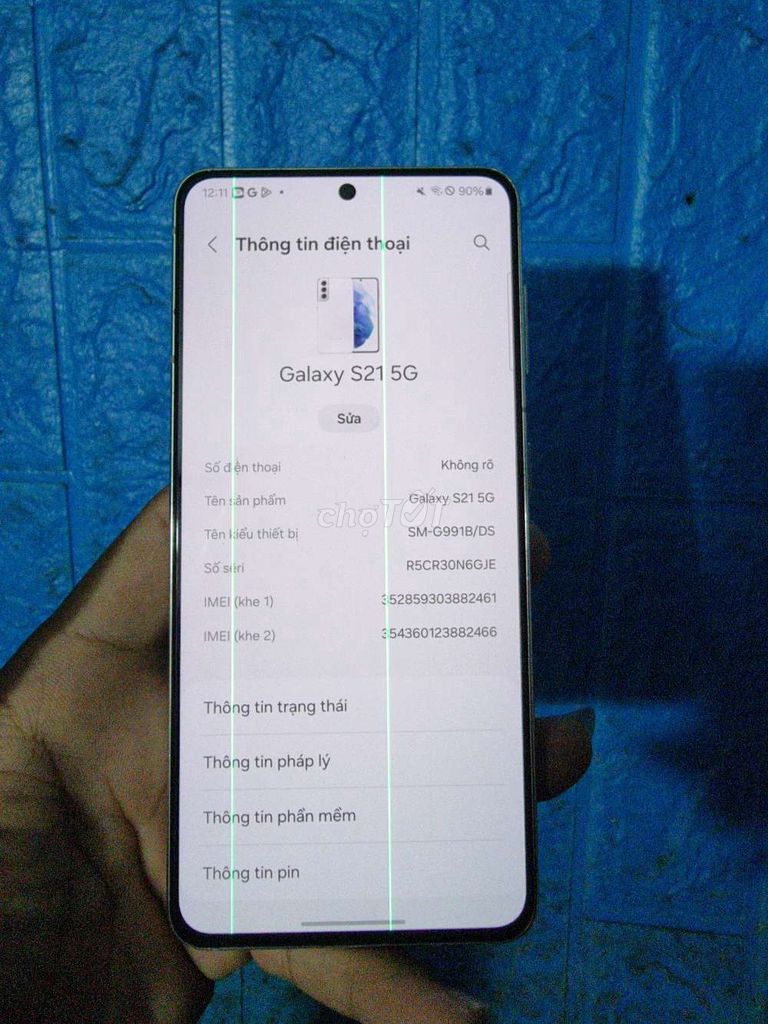 Samsung s21 5g ssvn 2 sim có giao lưu