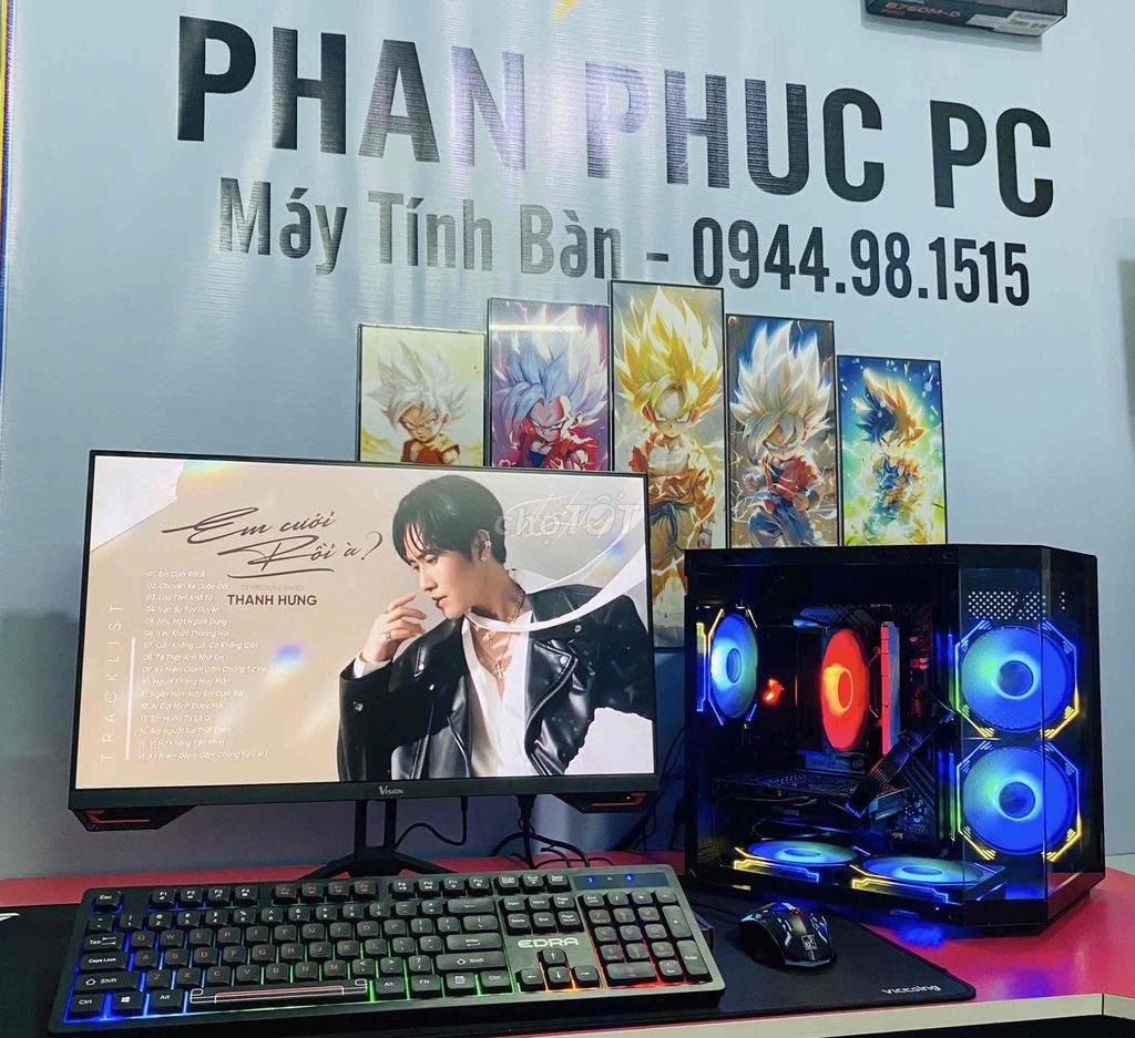 Full bộ I5 13400F/16G/1660s / Màn 24in 100hz