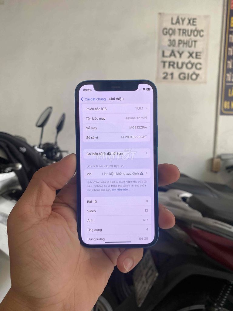 Apple iPhone 12 mini 64GB Xanh Mới. Mua bán Điện thoại tại Quận Gò Vấp Tp Hồ Chí Minh được đăng bởi HQ1986 Thanh Lý Cầm Đồ hình 1