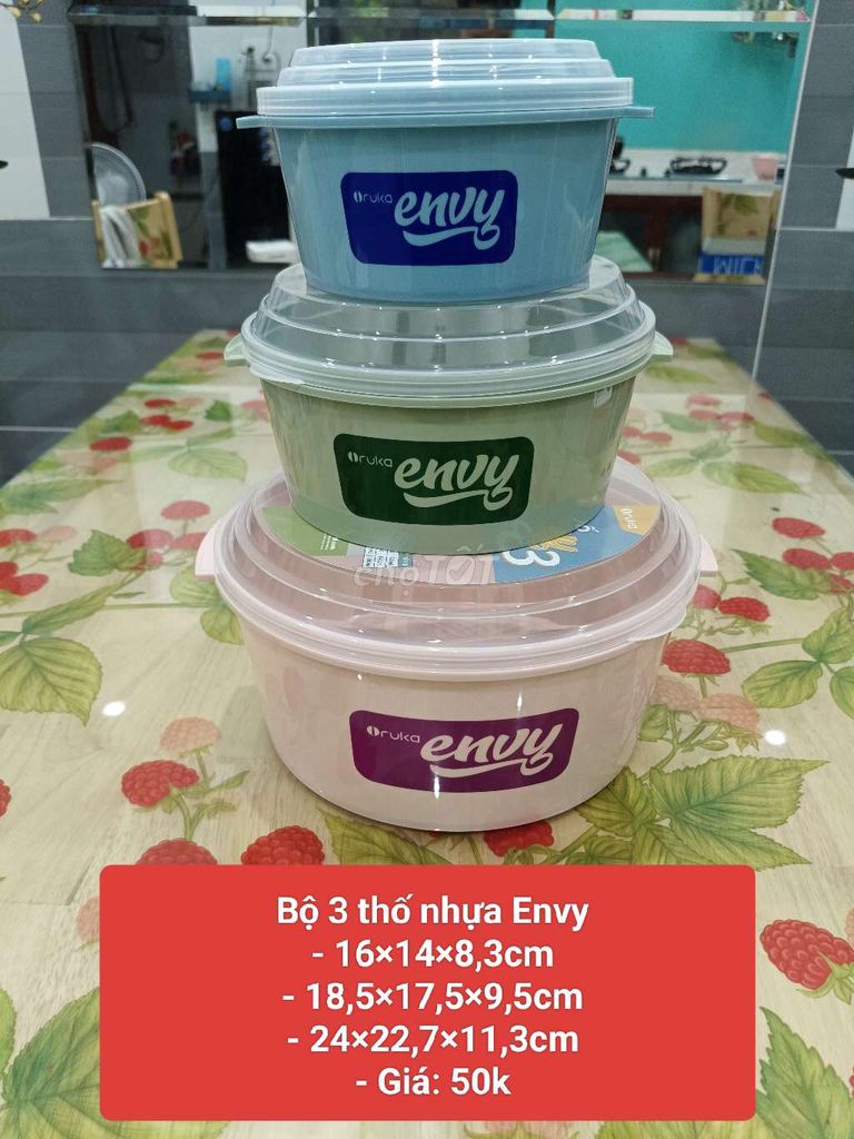 Bộ thố nhựa Envy