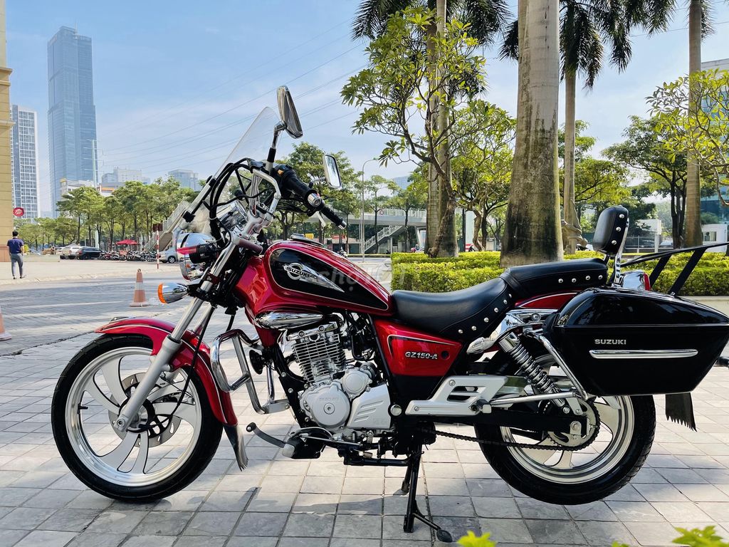 SUZUKI GZ 150A  MÀU ĐỎ XE 1 CHỦ ĐI NÊN RẤT ĐẸP. Mua bán Xe máy tại Quận Cầu Giấy Hà Nội được đăng bởi A Nam hình 3