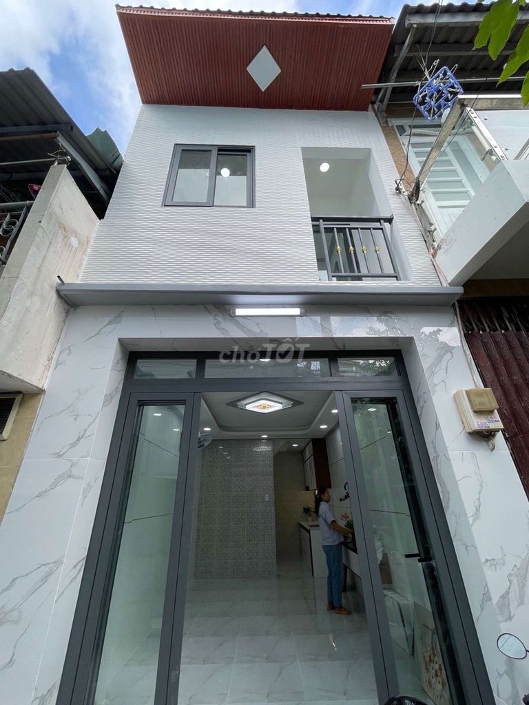 Nhà hẻm xe hơi Kinh Dương Vương,Bình Tân_2 tầng_40m2_SHR Vuông vức 