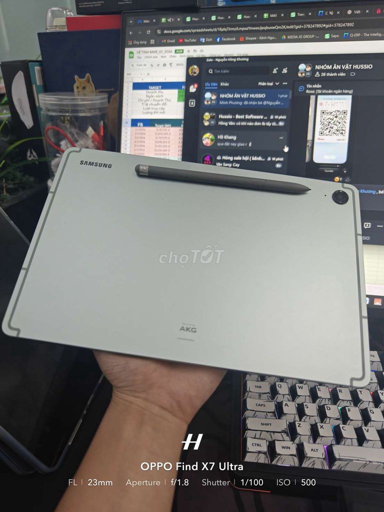 Samsung Galaxy Tab S9 FE 6GB/128GB. Mua bán Máy tính bảng tại Quận 12 Tp Hồ Chí Minh được đăng bởi Nguyễn Hồng Khương hình 1