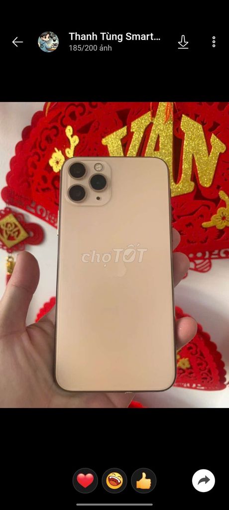 iPhone 11 Pro 256GB Vàng. Mua bán Điện thoại tại Huyện Vĩnh Thạnh Cần Thơ được đăng bởi Thu Nguyen Van hình 1