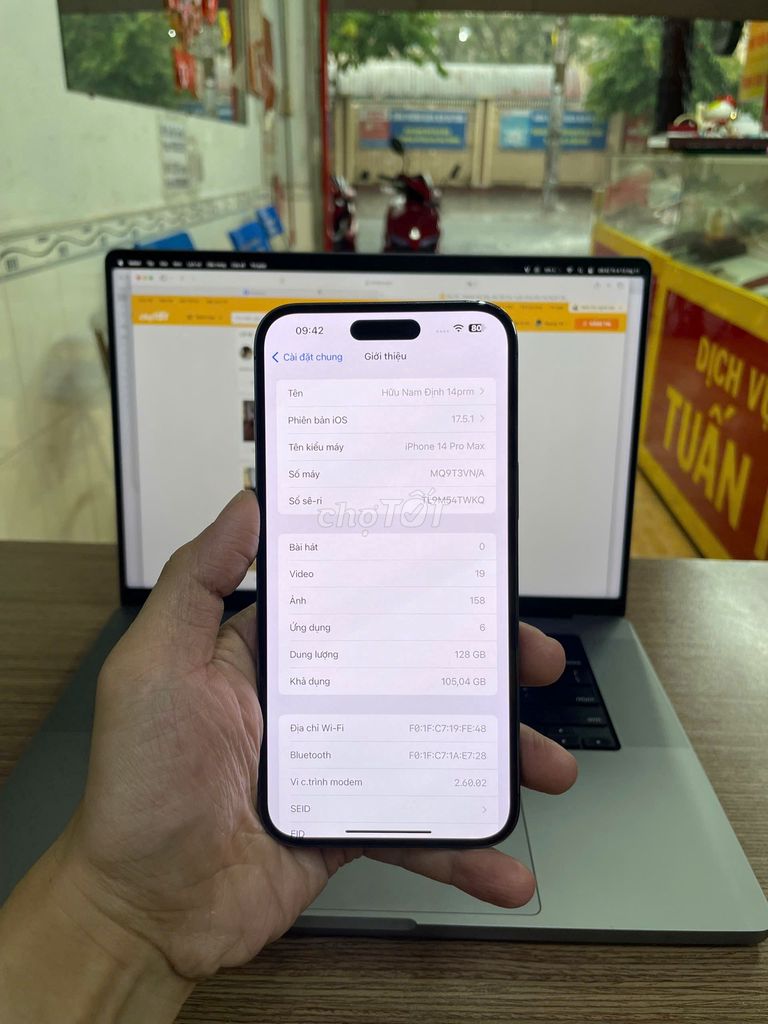 IPHONE 14PROMAX 128G VN/A GIAO LƯU