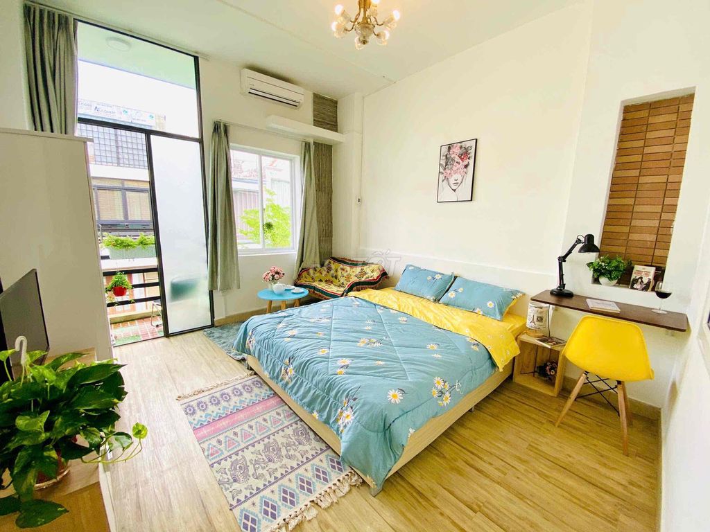 CĂN HỘ 1PN BALCONY FULL NỘI THẤT SIÊU ĐẸP_NGAY CẦU THỦ THIÊM_VINHOMES