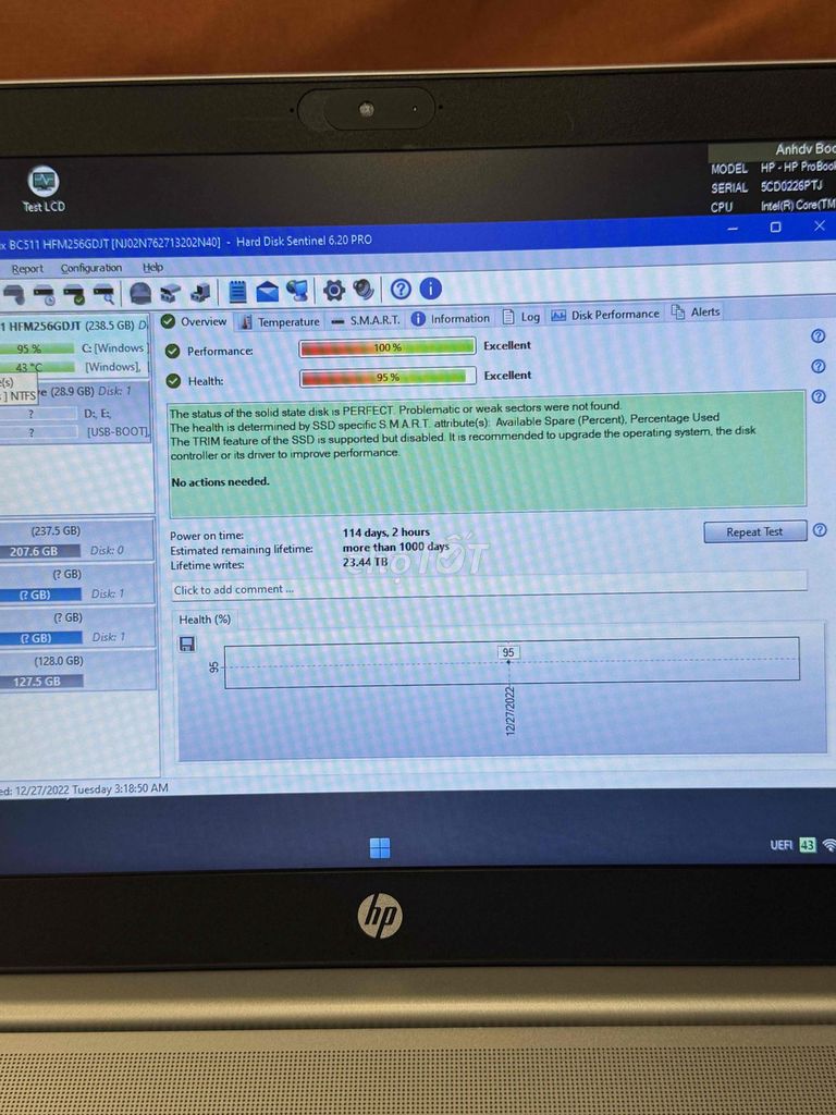 Cần bán HP 450G7. Mua bán Laptop tại Quận Nam Từ Liêm Hà Nội được đăng bởi Đoàn Thu Hiền hình 6