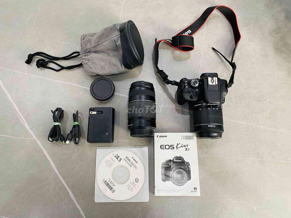 Máy ảnh Canon Kiss X7 Đen full đẹp Japan. Mua bán Máy ảnh, Máy quay tại Quận Ba Đình Hà Nội được đăng bởi HỒ LỆ hình 1