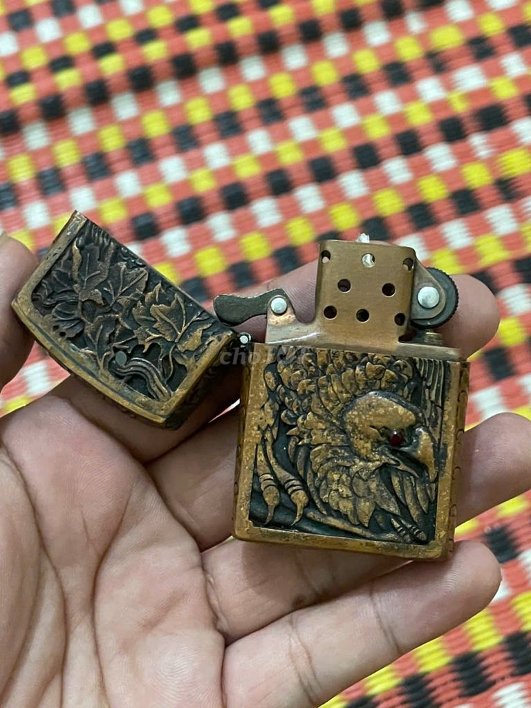 Bật lửa COPPER JAPAN đồng đỏ đúc, ZIPPO.