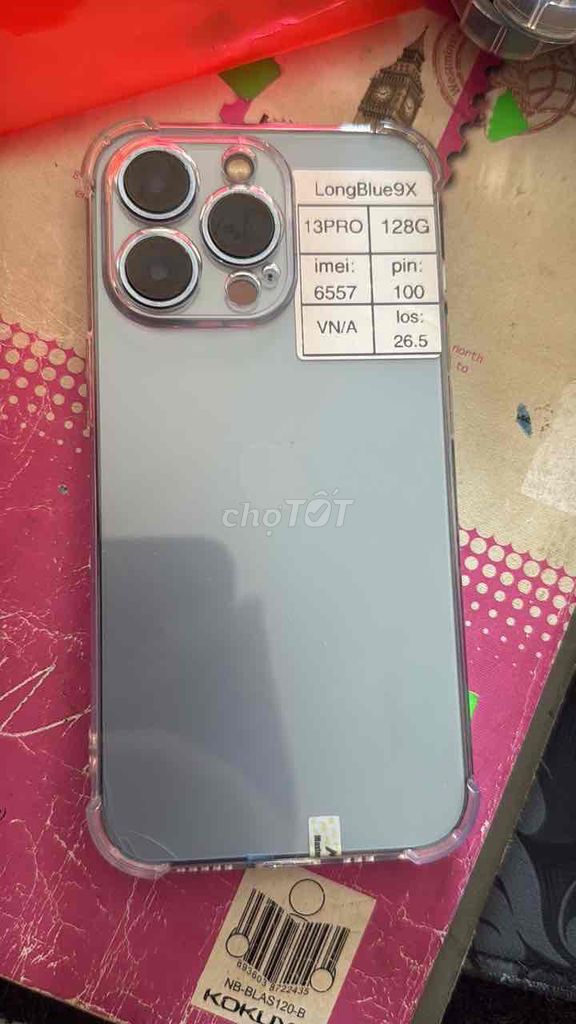 Apple iPhone 13 Pro 128GB Xám. Mua bán Điện thoại tại Quận Cầu Giấy Hà Nội được đăng bởi Long blue 9x hình 1