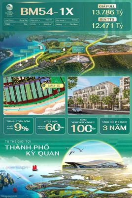 4 TỶ SỞ HỮU SIÊU PHẨM BIỆT THỰ SONG LẬP 162M² TẠI GLOBAL GATE HẠ LONG