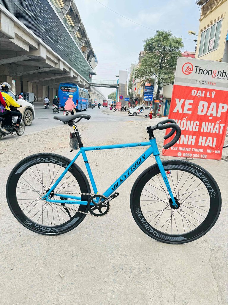 BÁN XE ĐẠP FIXED GEAR VICKY CRAZY mới 100% giá tôt