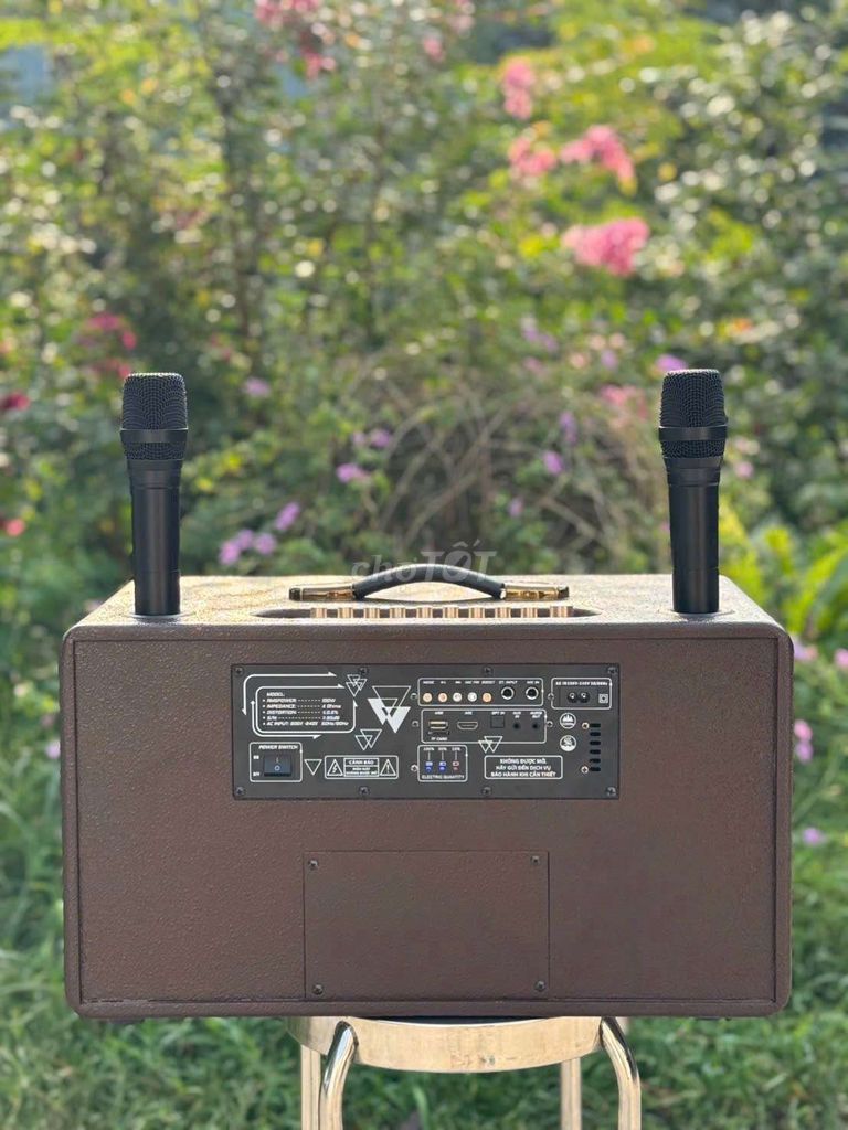 Loa karaoke kèm 2 micro không dây. Mua bán Tivi, Âm thanh tại Quận Gò Vấp Tp Hồ Chí Minh được đăng bởi TIT hình 1