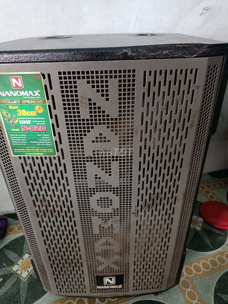 Loa kéo Nanomax S-820 Đen. Mua bán Tivi, Âm thanh tại Huyện Bình Chánh Tp Hồ Chí Minh được đăng bởi Phương Thảo hình 1