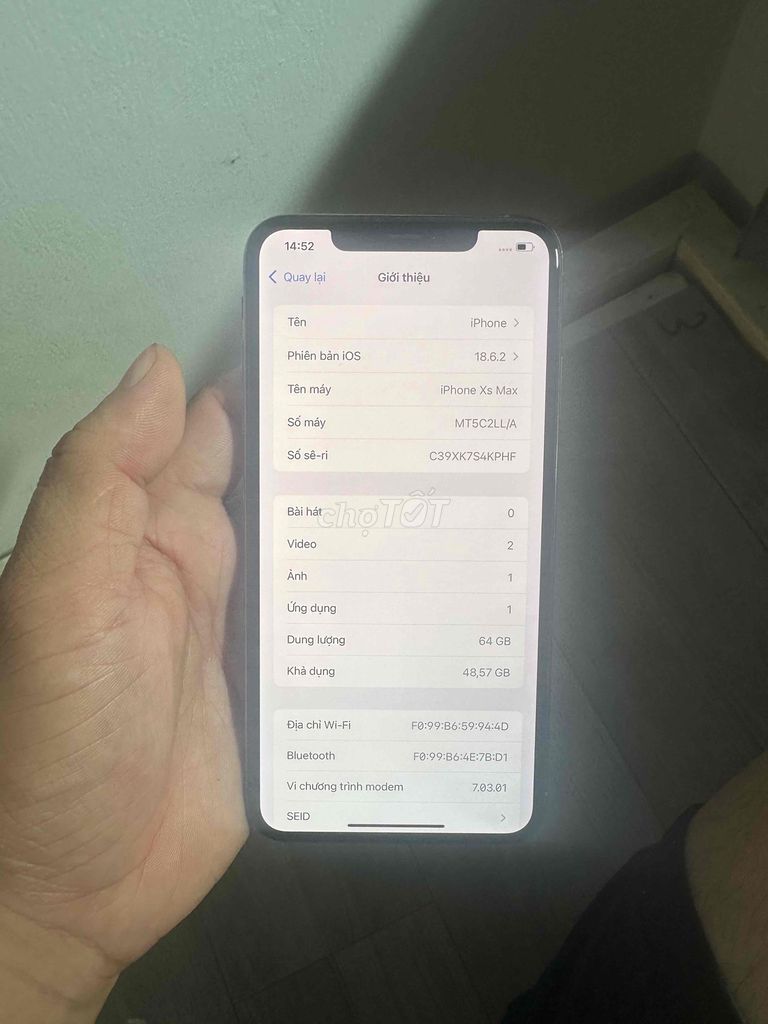 Apple iPhone Xs Max 64GB Vàng. Mua bán Điện thoại tại Quận 4 Tp Hồ Chí Minh được đăng bởi Hà Đình Nam hình 1