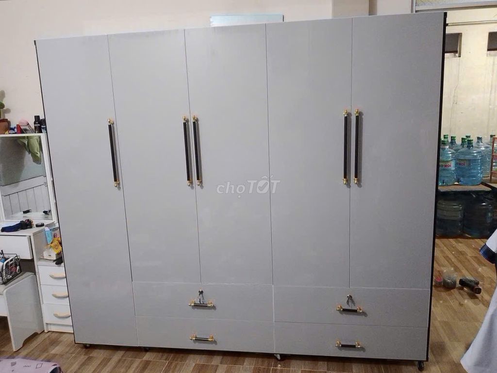 Tủ quần áo Nhựa Đài Loan 5 cánh Trắng. Mua bán Tủ, kệ gia đình tại Thành phố Thủ Đức Tp Hồ Chí Minh được đăng bởi Phương hoa hình 1