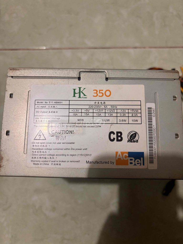 Nguồn chập chờn. Mua bán Linh kiện (RAM, Card...) tại Thành phố Biên Hòa Đồng Nai được đăng bởi Minh Sang hình 1