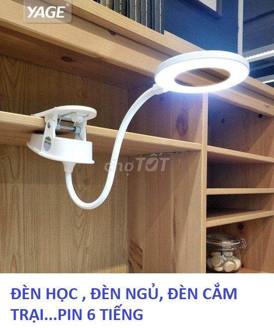 Đèn kẹp bàn học YAGE LED Chống cận Trắng. Mua bán Đèn tại Quận Nam Từ Liêm Hà Nội được đăng bởi Bách hoá Mễ trì hình 1