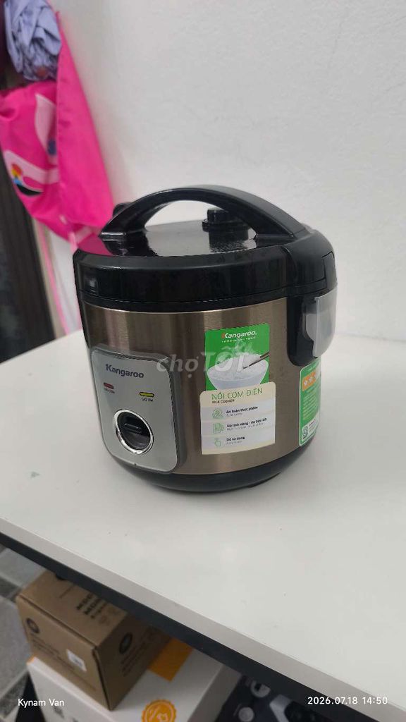 Nồi cơm điện Kangaroo màu Đồng đã sử dụng. Mua bán Bếp, lò, đồ điện nhà bếp tại Quận Sơn Trà Đà Nẵng được đăng bởi VO THI THANH HUONG  hình 1