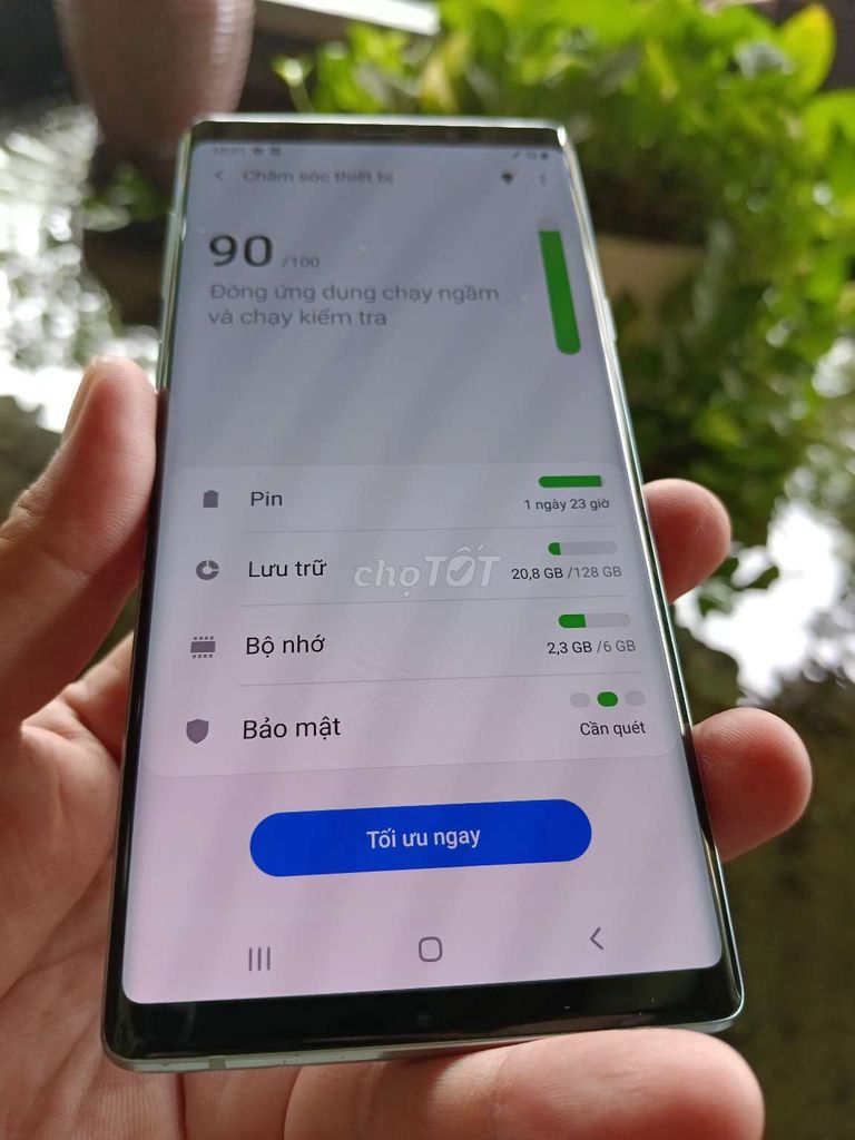 Galaxy note 9 zin áp chưa bung. Ram 6g/128g