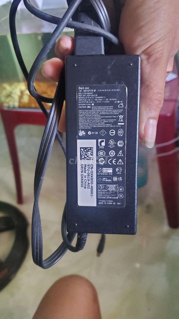 Sạc laptop Dell ADP-90LD B Đen. Mua bán Phụ kiện (Màn hình, Chuột...) tại Thành phố Buôn Ma Thuột Đắk Lắk được đăng bởi Thuần hình 1