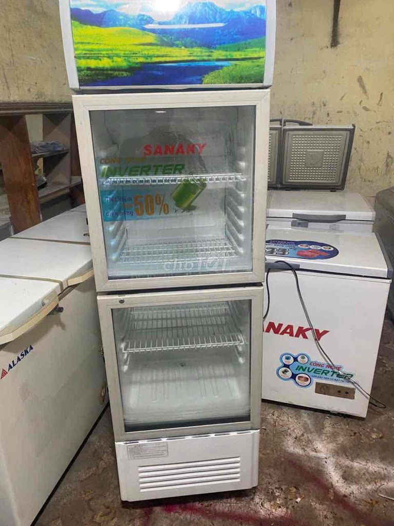 Tủ mát cánh kính 300L trắng 2 cánh. Mua bán Tủ lạnh tại Quận Thanh Xuân Hà Nội được đăng bởi Gia bảo hình 1