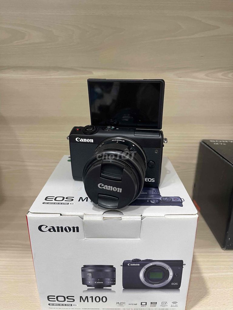 Máy ảnh Canon M100 Đen. Mua bán Máy ảnh, Máy quay tại Quận Nam Từ Liêm Hà Nội được đăng bởi Nghia Nguyen hình 1