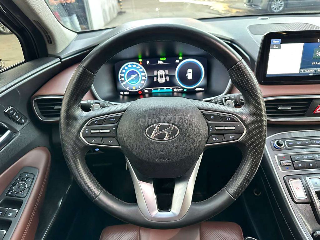 Hyundai Santafe 2021 Premium 2.2D,màu đen,65.000km. Mua bán Ô tô tại Quận Bình Tân Tp Hồ Chí Minh được đăng bởi Son Do hình 9