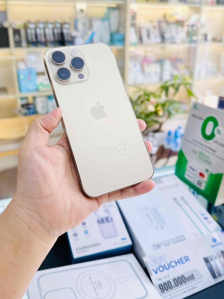 iPhone 14 ProMax 128Gb Gold 99% Quốc Tế