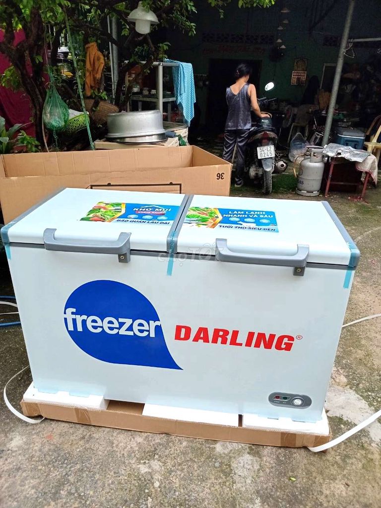 Xả kho tủ đông mát darling 350L hàng mới 💯. Mua bán Tủ lạnh tại Quận Bình Thạnh Tp Hồ Chí Minh được đăng bởi Quí Vũ Official hình 1