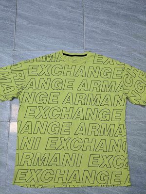 Áo thun Armani Exchange Monogram vàng form M