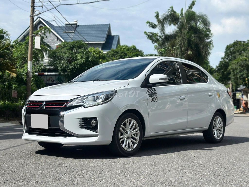 Mitsubishi Attrage CVT đời 2021, màu trắng. Mua bán Ô tô tại Quận Gò Vấp Tp Hồ Chí Minh được đăng bởi Xuân Trường hình 4