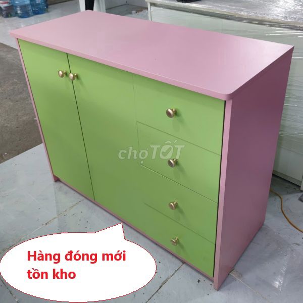 Tủ kệ Gỗ đựng đồ gia đình Hồng Xanh Lá Mới Tồn Kho. Mua bán Tủ, kệ gia đình tại Quận Bình Thạnh Tp Hồ Chí Minh được đăng bởi Kho Nội thất Cũ Mới Phú Nhàn hình 1