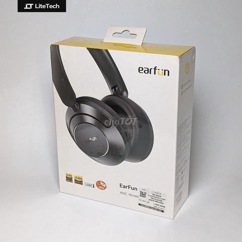 Tai nghe EarFun Wave Pro Đen - Hàng mới Newseal. Mua bán Tivi, Âm thanh tại Quận 3 Tp Hồ Chí Minh được đăng bởi LiteTech Store hình 1