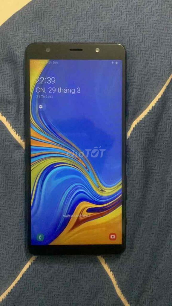 Samsung Galaxy A7 64GB Xanh. Mua bán Điện thoại tại Quận Bình Tân Tp Hồ Chí Minh được đăng bởi Trung Nguyên hình 1