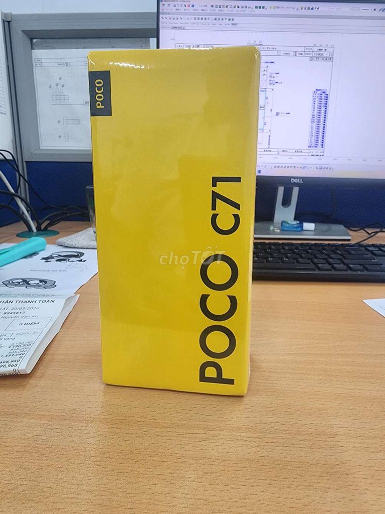 Xiaomi Poco C71 128GB Vàng Nguyên seal chính hãng. Mua bán Điện thoại tại Quận 7 Tp Hồ Chí Minh được đăng bởi Trung Nguyễn hình 1