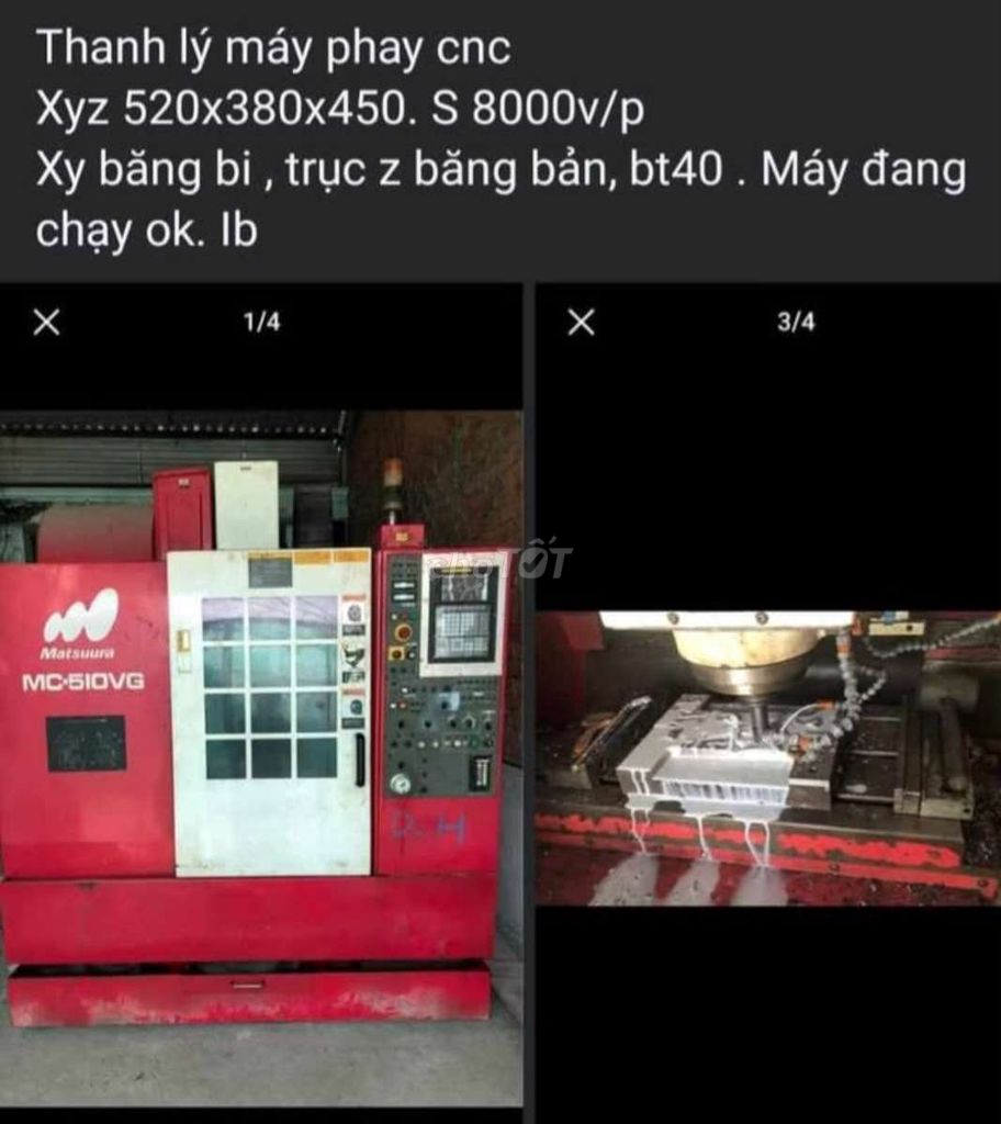 Máy phay CNC Matsuura MC-510VG. Mua bán Đồ chuyên dụng, Giống nuôi trồng tại Huyện Bình Chánh Tp Hồ Chí Minh được đăng bởi LeeLee hình 1
