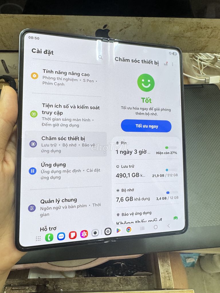 Samsung Z Fold 4 512GB Xám xanh. Mua bán Điện thoại tại Quận Đống Đa Hà Nội được đăng bởi Phuong Ms hình 1