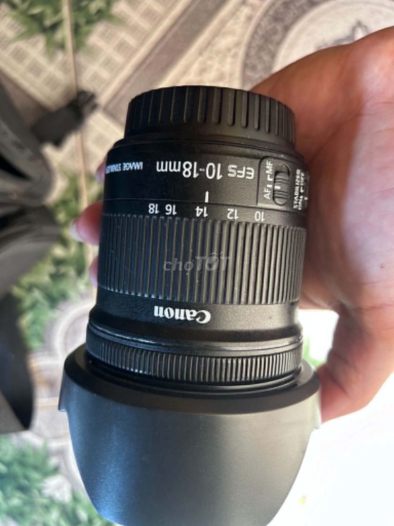 Ống kính Canon 10-18mm STM Đen. Mua bán Máy ảnh, Máy quay tại Huyện Bình Sơn Quảng Ngãi được đăng bởi Hiển Thanh hình 1