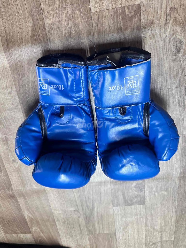 Găng tay boxing Everlast Xanh 10 oz. Mua bán Đồ thể thao, Dã ngoại tại Thành phố Thủ Đức Tp Hồ Chí Minh được đăng bởi Lâm Quốc Cường hình 1