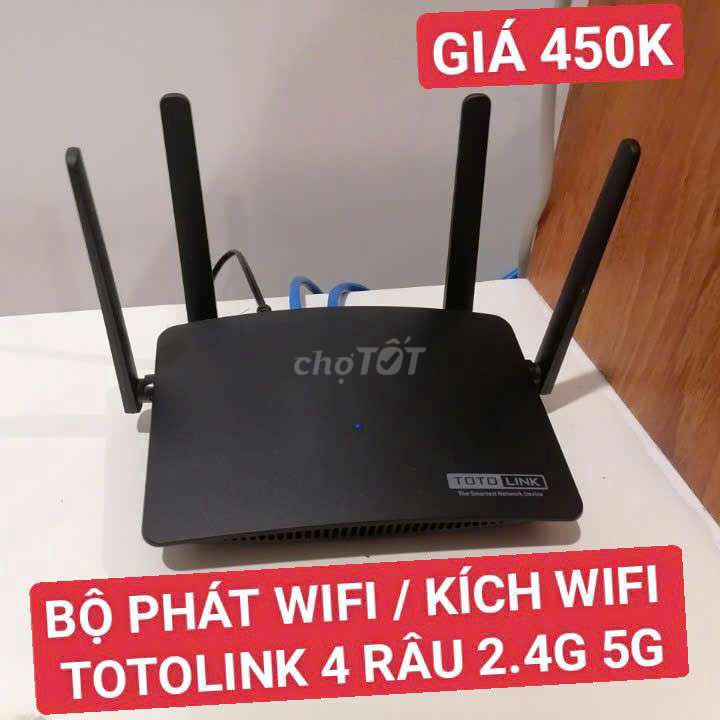 Bộ Thu-Phát-Lại Wifi 2.4GHz 5GHz